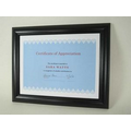 8.5"x11" Black Certificate Frame